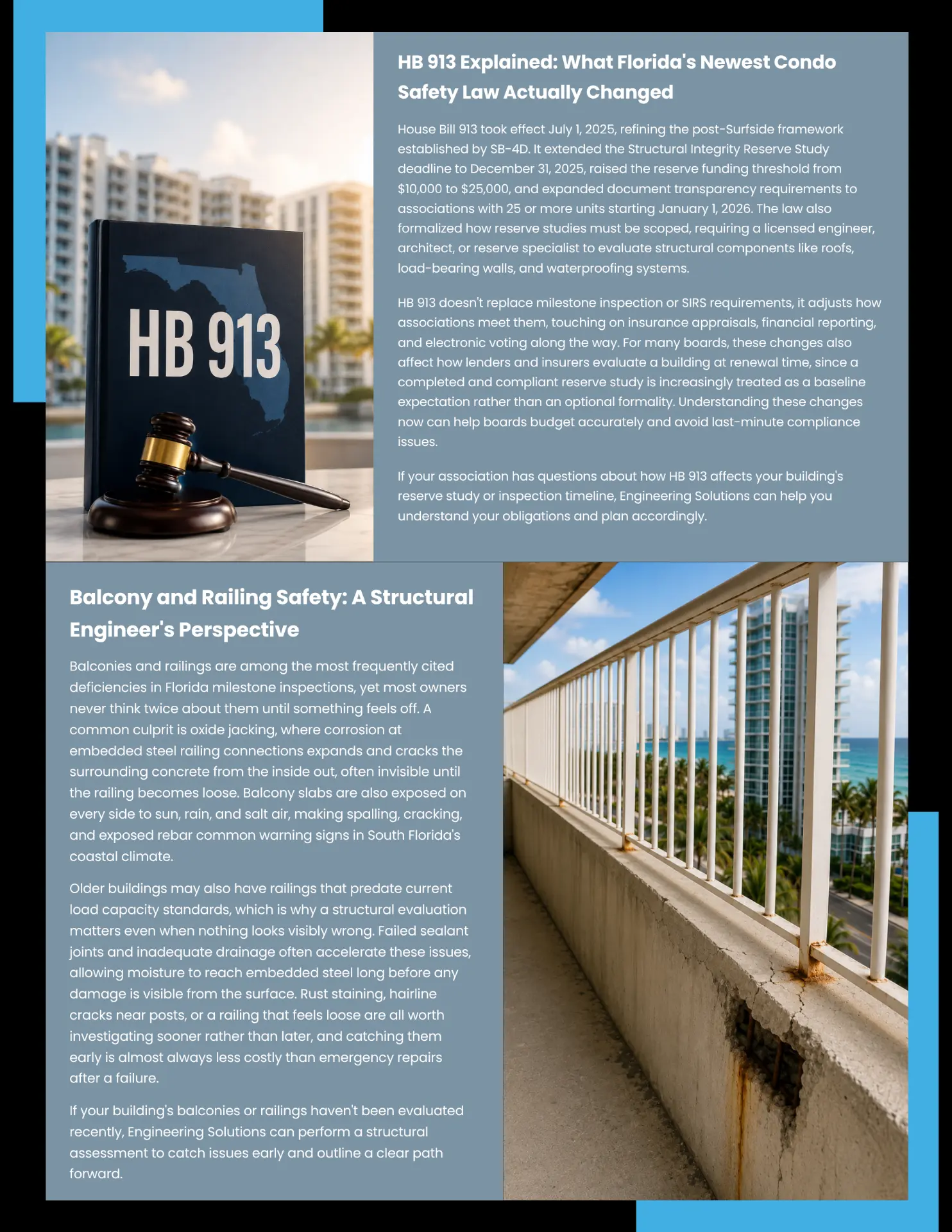 September 2026 Engineering Solutions newsletter, page two