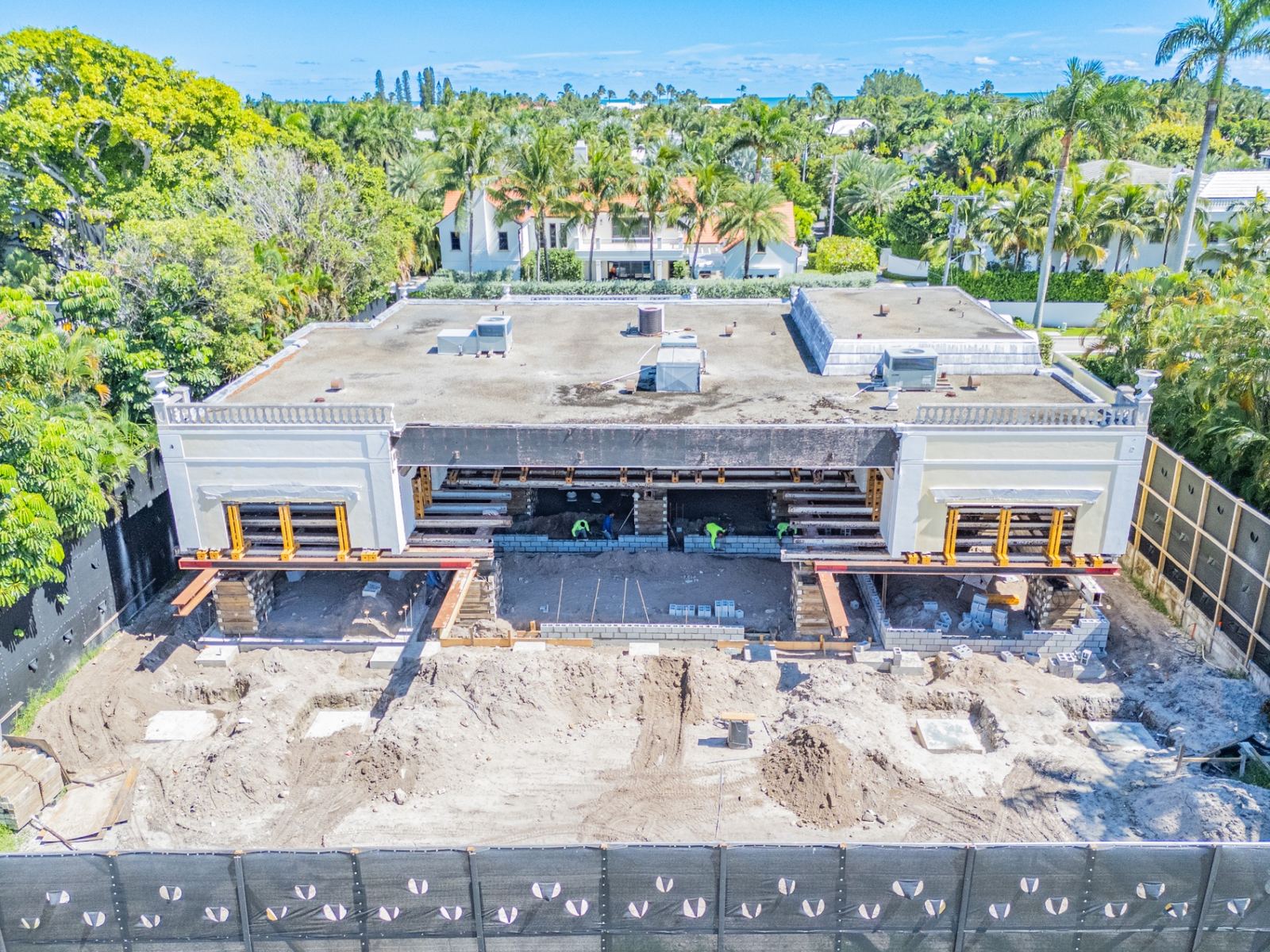 Residential renovation project with engineered structural modifications