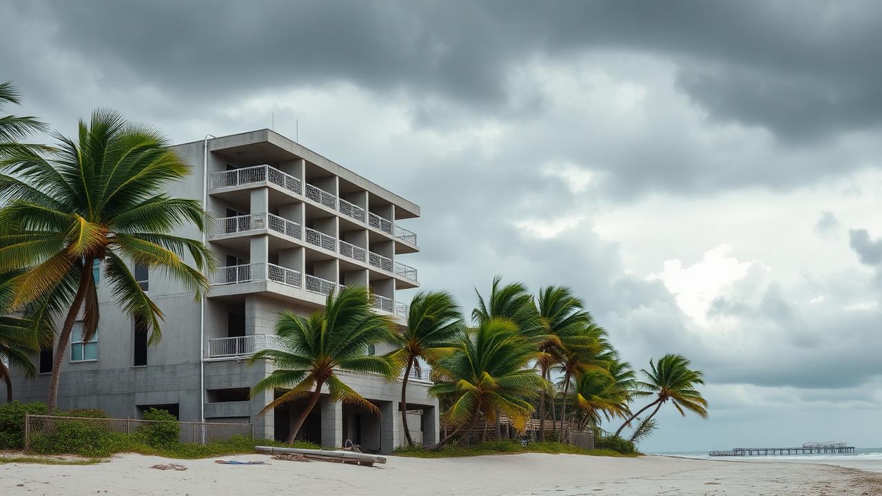 Coastal Florida structure designed for high-velocity hurricane zone wind loads