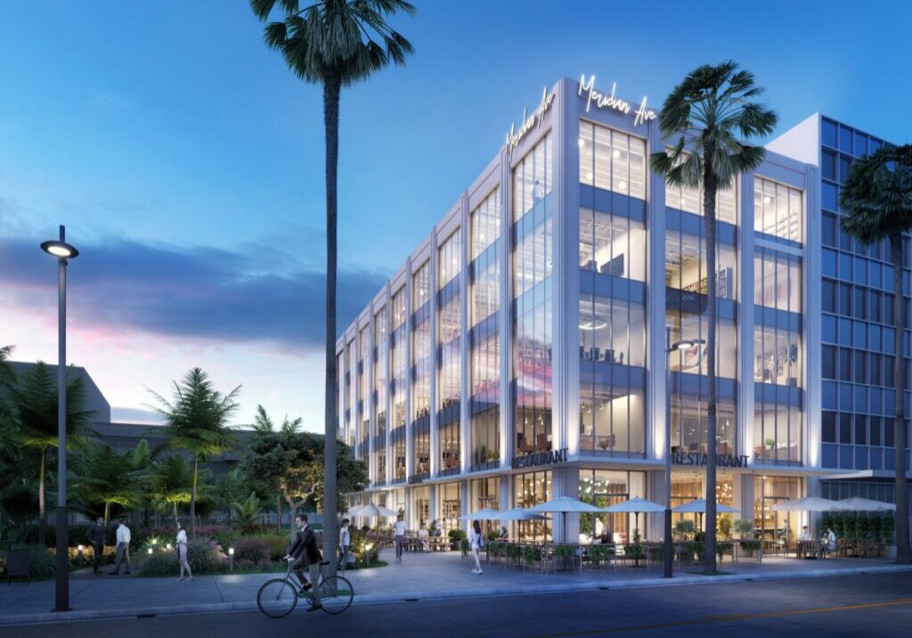 Commercial Strengthening 4-3 Ratio Commercial building with wide glass windows